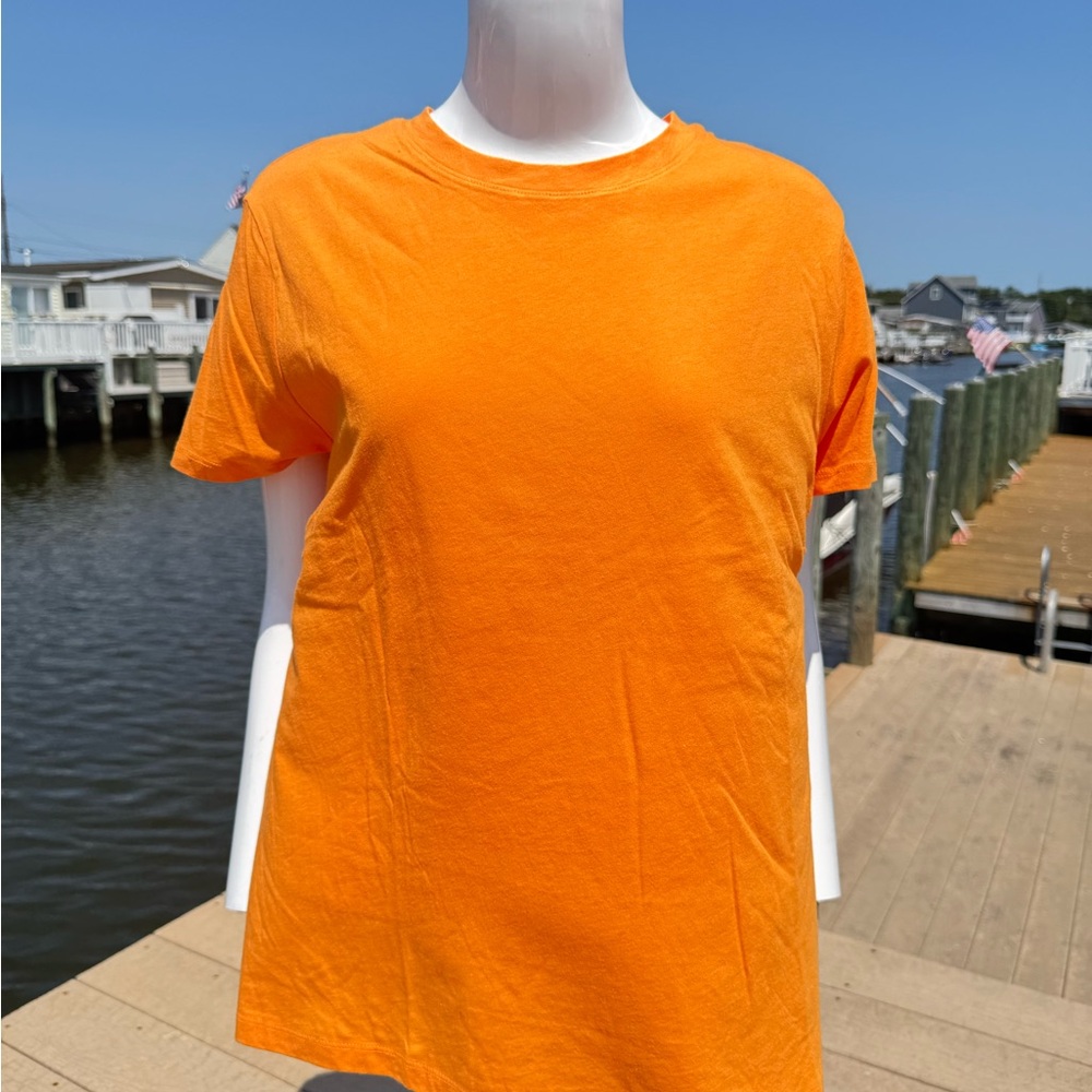 Sale🟢💲2/10‼️ A. New Day Vibrant Orange Short Sleeve Tee